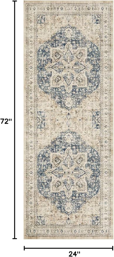 Tortania Area Rug 2x6 Runner Rugs - Image 2