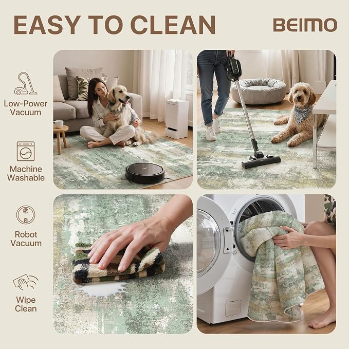 BEIMO Reversible 2'6"x6' Runner Rugs - Image 5