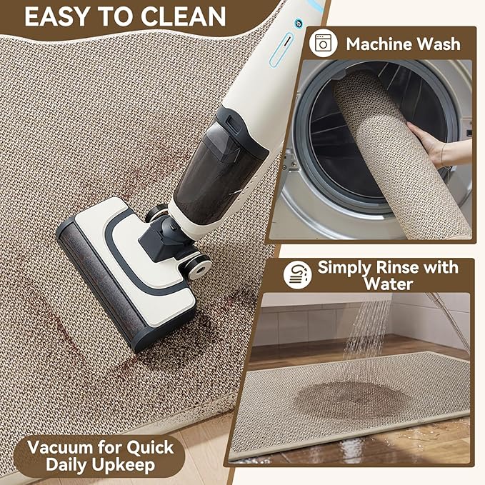 Kitchen Rugs Set of 2, Soft Kitchen Mats - Image 6