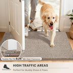 PURRUGS Dirt Trapping Door Mat 20" x 31.5", Non-Slip Machine Washable Entryway - Image 6