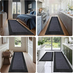 Machine Washable Kitchen Rug 32" x 48", Non Slip Indoor Door Rug, Absorbent - Image 6