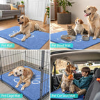 Smiry Dog Door Mat for Muddy Paws, Absorbent Dirt Trapper Non Slip Quick Dry - Image 8