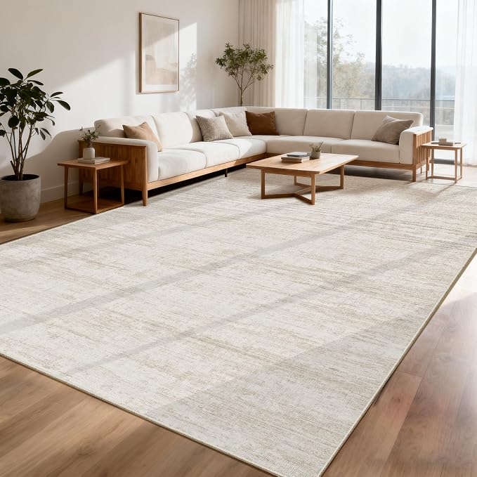 Area Rugs 9x12 for Living Room, Non-Slip Backing Machine Washable Rugs by Unknown
