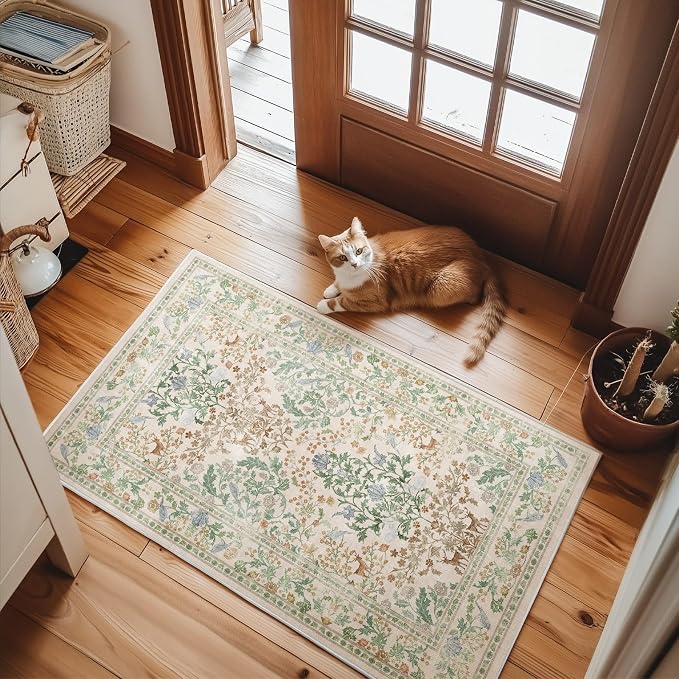 2x3 Washable Small Rugs for Entryway: Door Mat Indoor Entrance Throw Area Rug - Image 7