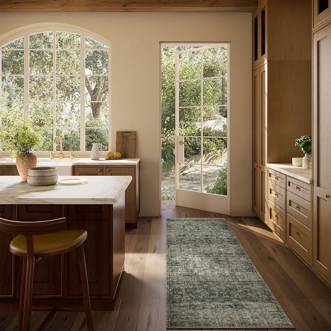Machine Washable Rug Runners for Hallways: 2'6"x8' Kitchen Rugs Stain Resistant - Image 7