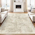 Soalmost 10x14 Area Rugs for Living Room, Non Slip Machine Washable Vintage - Image 8