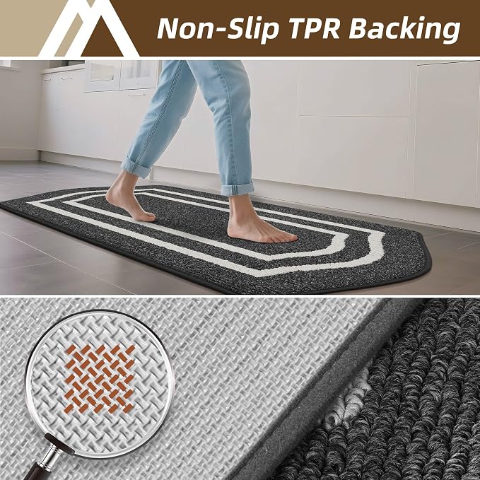 COSY HOMEER Kitchen Rugs and Mats 24"x59" Non Slip Kitchen Mats - Image 4