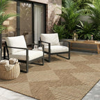 MontVoo-Outdoor Rug Carpet Patio Rug 6x9 ft Polypropylene Indoor Outdoor Rugs - Image 8