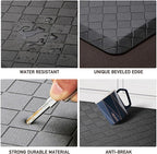 HappyTrends Kitchen Mat Cushioned Anti-Fatigue Floor Mat, Thick Waterproof - Image 4