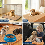 OLANLY Dog Door Mat for Muddy Paws 24x16, Ultra Absorbent Chenille Mud Doormat - Image 7
