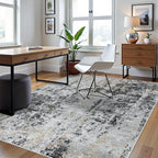 5x8 Area Rugs for Living Room Rug Washable: Abstract Rug for Dining Room - Image 3