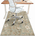 36"x48" Office Chair Mat for Hardwood Tile Floor, Under Desk Carpet Protector by BESBLEE