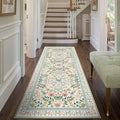 Rugxara Floral Rug for Living Room Bedroom(Green 2x5 by Rugxara