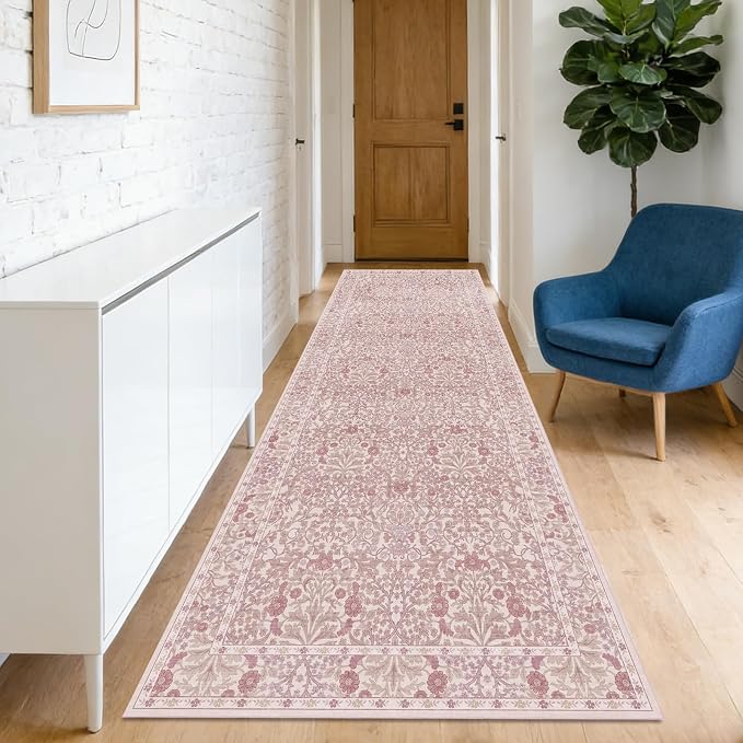 Washable 2' x 6' Runners for Hallways, Non Slip Long Floor Runner for Kitchen by Unknown