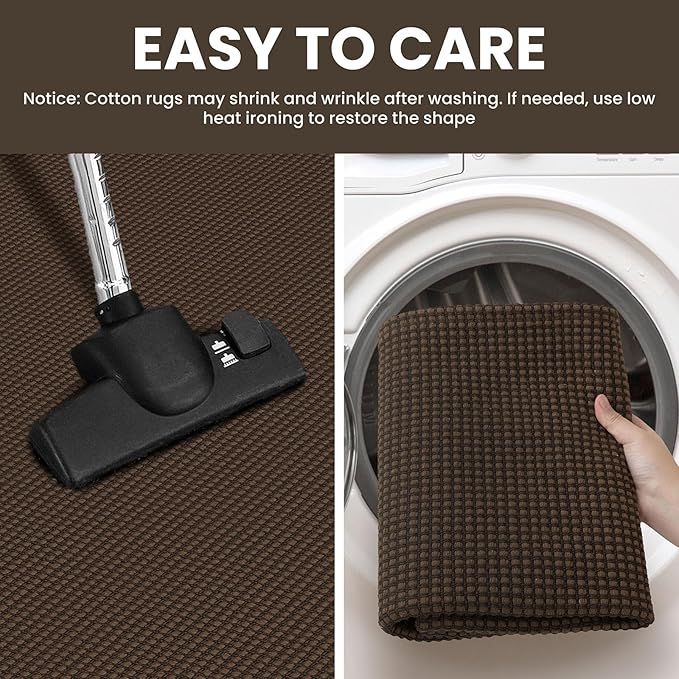 IOHOUZE Washable Exrea Long Hallway Runner Rug 3x20 Non Slip Rubber Backed - Image 4