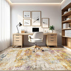 7x10 Area Rug Living Room: Machine Washable Large Abstract Modern Soft Rug - Image 8