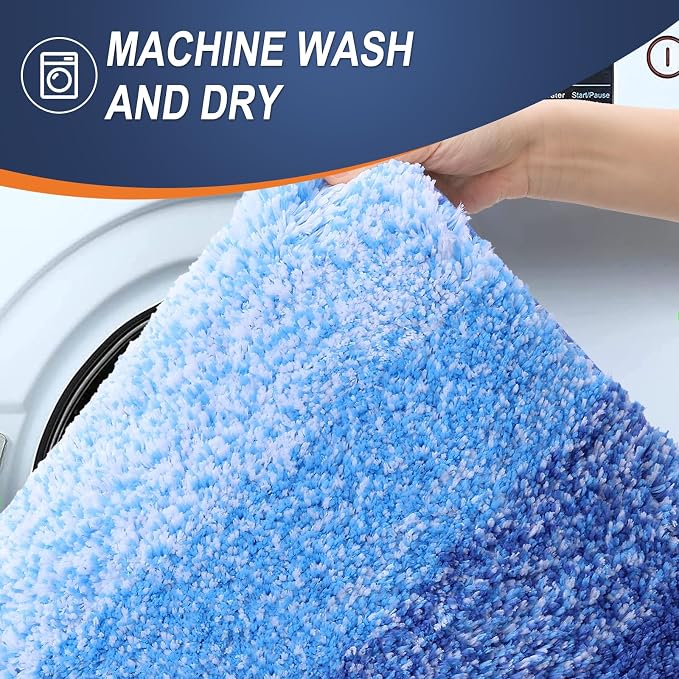 OLANLY Bathroom Rugs Mat 30x20, Extra Soft Absorbent Microfiber Bath Rugs - Image 6