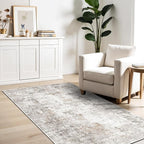 4x6 Washable Entryway Rug – Non-Slip Low-Pile Small Area Rug - Image 4