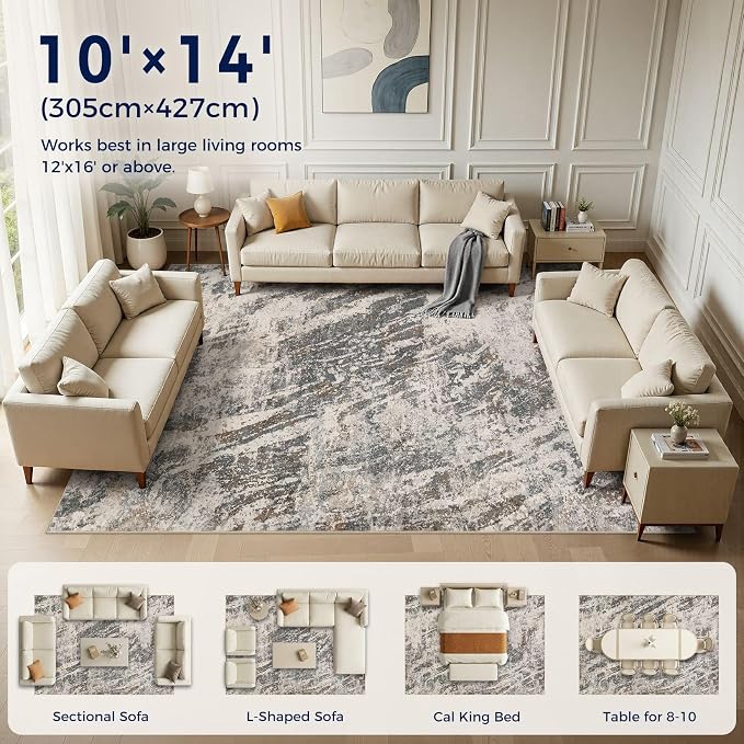DMOYEST Area Rug Living Room Rugs - Image 6