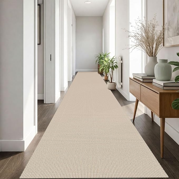 IOHOUZE Washable Exrea Long Hallway Runner Rug 3x18 Non Slip Rubber Backed - Image 8