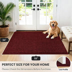 PURRUGS Dirt Trapping Door Mat 34" x 59", Non-Slip Machine Washable Entryway Rug - Image 8