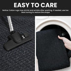 IOHOUZE Washable Runner Rug 3x8 Non Slip Rubber Backed Wide Hallway Runner - Image 4