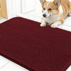 OLANLY Dog Door Mat for Muddy Paws 24x16, Absorbs Moisture and Dirt, Absorbent by OLANLY