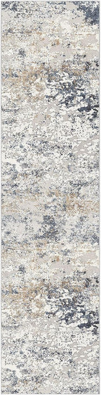 DMOYEST Washable Runner Rug for Hallway: 2.6x10 Neutral Modern Abstract Low - Image 9