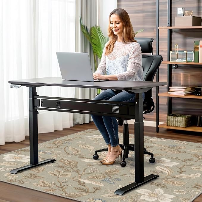 36"x48" Office Chair Mat for Hardwood Tile Floor, Under Desk Carpet Protector - Image 2