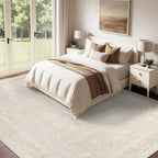 Washable Rug 9x12 Area Rugs: Vintage Floral Rugs - Image 5
