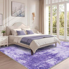 RELEANY Washable Area Rugs 8'x10' Non-Slip Modern Abstract Soft - Image 2