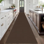IOHOUZE Washable Exrea Long Hallway Runner Rug 3x20 Non Slip Rubber Backed - Image 7