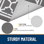 Buganda Large Indoor Door Mat, Dirt-Resistant and Absorbent Doormat, Low - Image 4