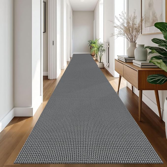 IOHOUZE Washable Exrea Long Hallway Runner Rug 3x20 Non Slip Rubber Backed - Image 8