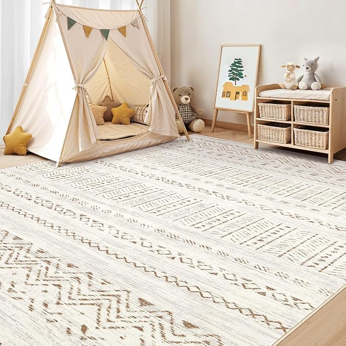 cotiled 6x9 Area Rugs Living Room Rug: Washable Boho Rugs - Image 7