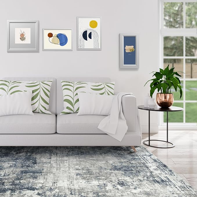 9x12 Area Rugs for Living Room Rug Washable: Modern Large Rug for Dining Room - Image 3