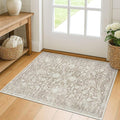 KILOCOCO Small Area Rug 2x3 Entryway Rugs Printed Vintage Floral Washable Rug by Kilococo