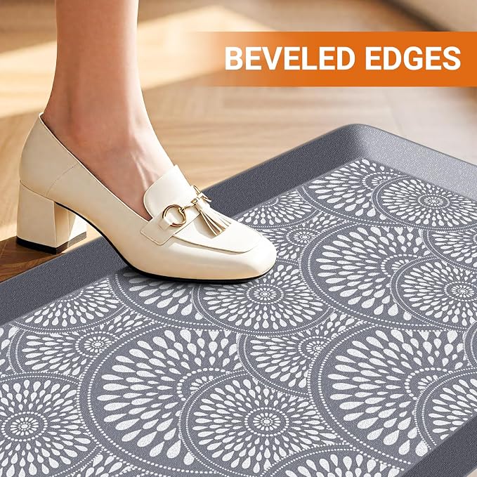 Mattitude 4/5 Inch Kitchen Mat, 17.3x59in Heavy Duty Ergonomic Comfort Foam - Image 6