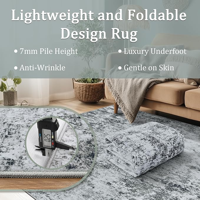 5x7 Area Rug Living Room Rugs - Image 6