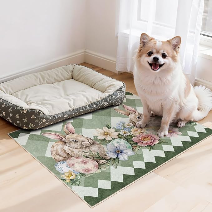 cotiled Area Rug for Living Room, Washable Non-Slip Large Area Rug, Indoor - Image 6