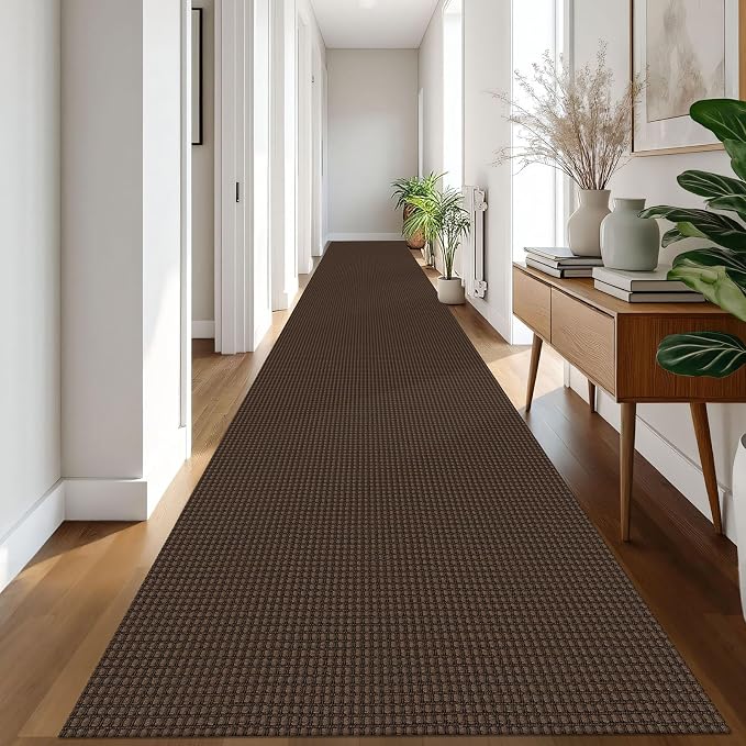IOHOUZE Washable Exrea Long Hallway Runner Rug 3x20 Non Slip Rubber Backed - Image 8