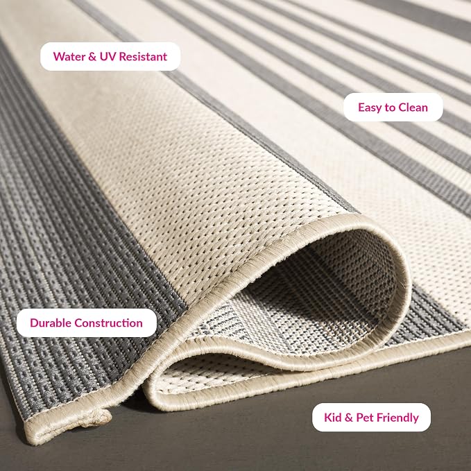 SAFAVIEH Washable Rug Outdoor Courtyard Collection - Image 4