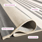 SAFAVIEH Washable Rug Outdoor Courtyard Collection - Image 4