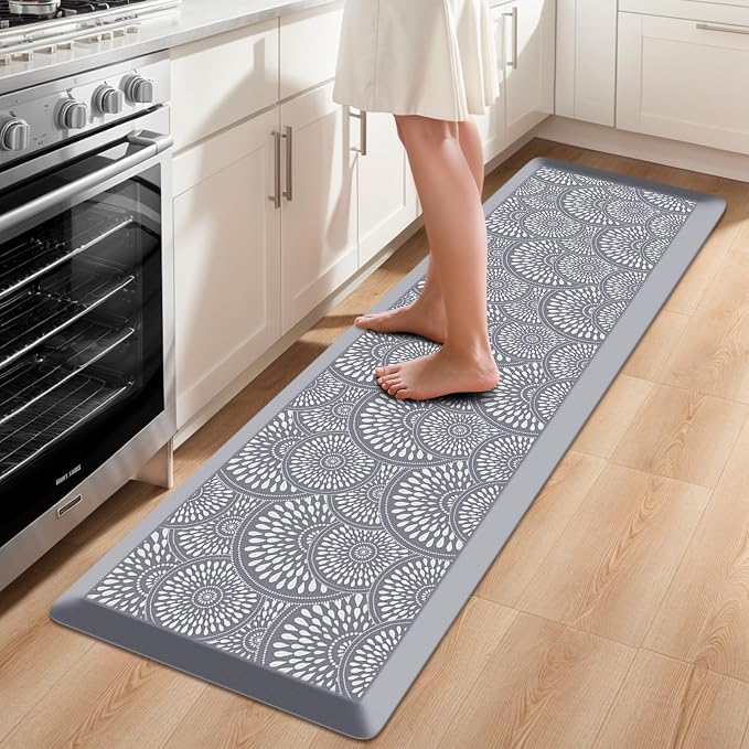 Mattitude 4/5 Inch Kitchen Mat, 17.3x59in Heavy Duty Ergonomic Comfort Foam by Mattitude