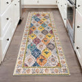 HEBE Washable Hallway Runner Rug 2'x 5' Non Slip Kitchen Rugs Runner, Low Pile by HEBE