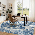 DMOYEST 5x7 Washable Area Rug for Living Room, Non Slip Abstract Rugs, Modern - Image 7