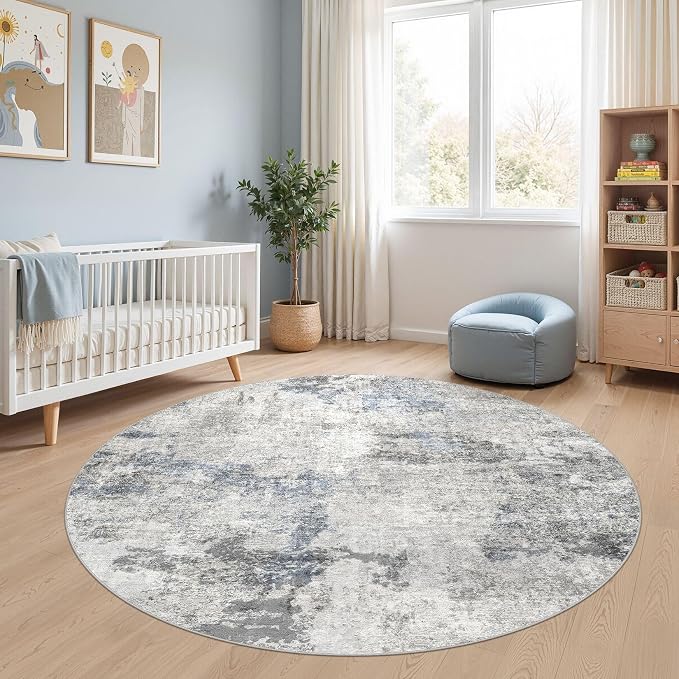 DMOYEST 6ft Round Area Rug for Living Room - Image 8