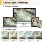 RELEANY Washable Area Rugs 9'x12' Non-Slip Modern Abstract Soft - Image 9