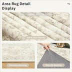 Soalmost Washable Area Rug 8x12, Large Soft Rugs - Image 6