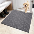 PURRUGS Dirt Trapping Door Mat 36" x 36", Non-Slip Machine Washable Entry Rug by PURRUGS